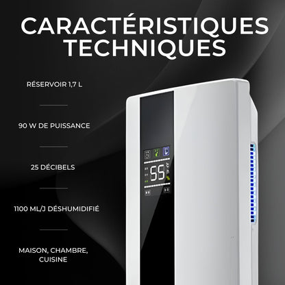 Déshumidificateur et Purificateur d'Air 1,1 L - Belair©